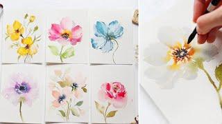 New Skillshare Class: Learn Different Watercolor Techniques for Soft Petals