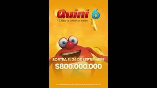 El próximo pozo del Quini 6 $800.000.000.-