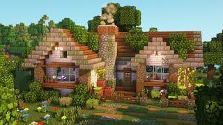 [Minecraft]  Aesthetic Cottagecore House Tutorial