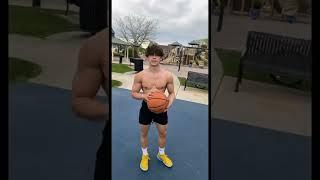 Tiktokkers can dunk?!  @threedotcorey #Shorts #dunk #basketball #tiktok