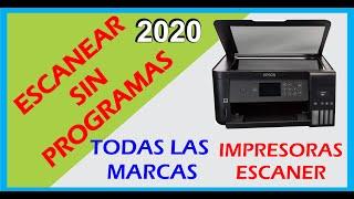 Escanear Sin Programas 2020, en cualquier Impresora Y guardarlo en jpg o PDF