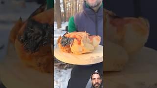 #survival #cooking #outdoorcooking #bushcraft #camping #experiment #forest #food#smokegrill#bbqmeat