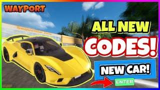 ALL *NEW* WORKING CODES in WAYFORT BETA! New Cars + New Codes [ROBLOX]