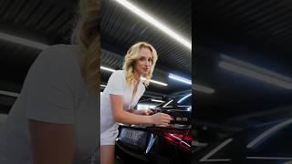 ASMR Mercedes S63 AMG /w Angelina @BlondinkaDrive   #jetcarru #shorts #youtubeshorts