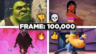 Ranking Every DREAMWORKS Movie by the 100,000 Frame