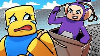 NOW I HATE ROBLOX! | Tinky Winky Plays: Roblox Pull a Friend