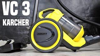 Karcher VC 3 Bagless Vacuum - Multi Cyclone Vacuum Cleaner Unboxing & Testing