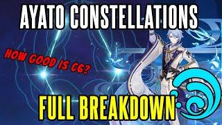 Kamisato Ayato CONSTELLATIONS Breakdown & Build | Ayato Constellations Worth it? - Genshin Impact