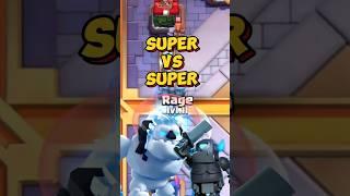 Super ice golem against super mini pekka | who's better in Clash Royale #clashroyale #shorts