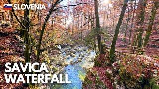 Savica Waterfall in 4K | Magical Autumn Hike Through Slovenia's Hidden Gem 