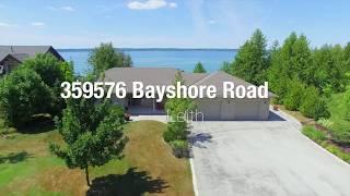 Luxury Waterfront Real Estate Property Video in Leith Ontario