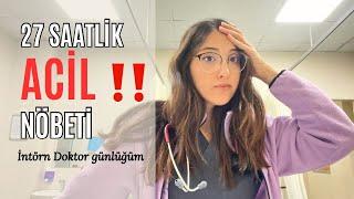 DOKTOR NÖBET VLOG |Acil Serviste yaşananlar ‍️