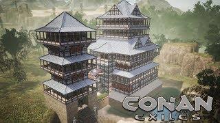 Conan Exiles: Yamatai DLC - Japanese Castle (Speed Build)