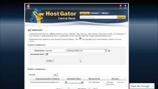 How to Create a Subdomain on HostGator cPanel - easy