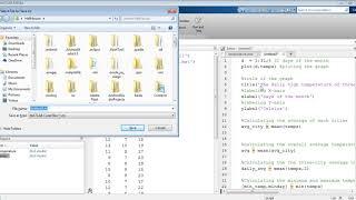 Reading data from a .mat file and assigning it into a variable.