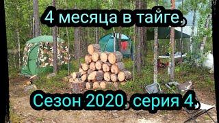 4 месяца в тайге. Сезон 2020. Серия 4. Опять ЧП, Беда)))