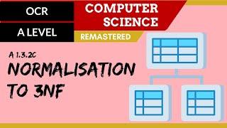 52. OCR A Level (H446) SLR10 - 1.3 Normalisation to 3NF