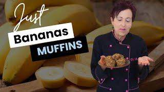 Just Banana Muffins - The easiest recipe to try right now!