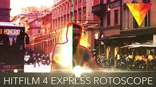 Rotoscoping in Hitfilm 4 Express