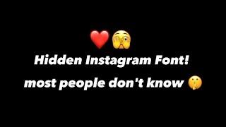 Best Hidden Instagram Story Fonts !!🫣 Mostly People Don't know #instagram #instagramtips #font