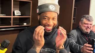 Mike Williams reacts to his game-winning touchdown in Steelers' win over Commanders