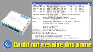 Could not resolve DNS name Mikrotik | Mikrotik Ping problem Solved - Msquare Tech