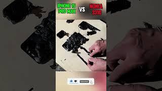 iPhone 15 Pro Max vs Nokia 3310  Ultimate Lava Durability Test – Who Survives?#shorts#viralvideo