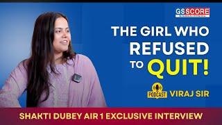 UPSC CSE Topper 2024 Shakti Dubey AIR 1 | The Girl Who Refused to Quit