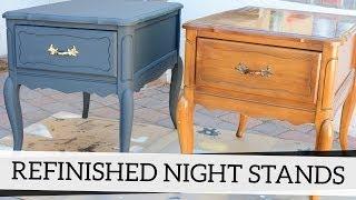 Refinished Nightstands with Annie Sloan Chalk Paint
