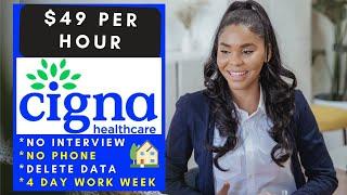 Cigna is Hiring Remote! No Interview No Experience 4 Day Work Week Remote Work From Home Jobs 2025