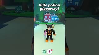 Adopt Me Ride Potion giveaway  #shorts