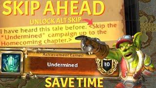 DON'T MISS! SKIP Undermine Campaign for Alts by Using Story Mode - The War Within Undermine