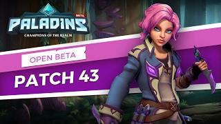 Paladins - Open Beta 43 Patch Overview