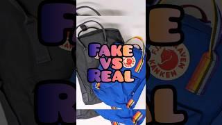 Fake vs Real - Fjallraven Kanken backpacks!  #kankenmini #kankenbackpack #howtoauthenticate #shorts