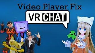 Feb 2020 VRChat Video screen Black/Not loading Fix