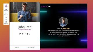 Build A Complete Portfolio Website With HTML, CSS And JavaScript