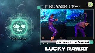 RYS JUNIOR CATEGORY 1ST RUNNER UP | LUCKY RAWAT | Genre 3.0 | Dance Competition