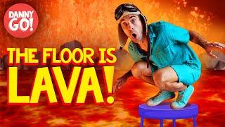 "The Floor is Lava Dance!"  /// Danny Go! Kids Brain Break Activity Songs