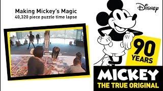 The World's Largest Mickey Mouse 40,000 pc Jigsaw Puzzle (Time Lapse) Ravensburger Puzzles