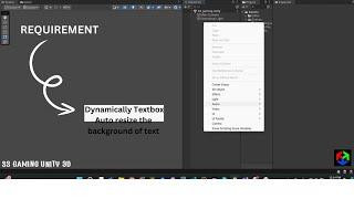 Dynamic Textbox | Auto resize text background Unity