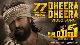 Dheera Dheera Full Video Song | KGF Telugu Movie | Yash | Prashanth Neel | Hombale | Ravi Basrur