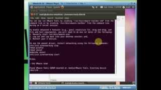 Installing VMware tools in Ubuntu