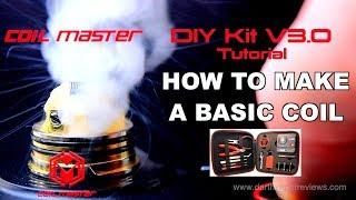 How To Build a Basic Coil | Coil Master DIY Kit V3.0 Review