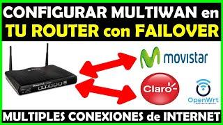 DUAL WAN con FAILOVER en tu ROUTER | OpenWrt MWAN3