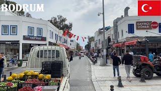 4K Enjoy a Virtual Tour on a Motorbike in the beautiful Bodrum Marina | City Center l Turkey