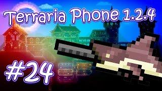 LP. HM. Terraria Phone 1.2.4 #24 (Мега-акула и солнечное затмение)