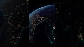 How Earth looks from space  India Day to Night from Space #shorts #space #earth #interstellar