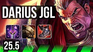 DARIUS vs MASTER YI (JGL) | 16/2/12, 6 solo kills, Legendary, 36k DMG | KR Master | 25.5