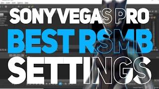 Best RSMB settings in under 2 minutes (Sony Vegas Pro)