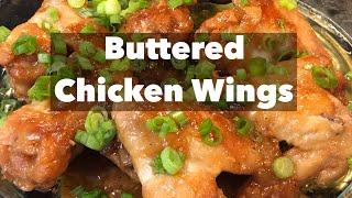 Buttered Chicken Wings | How to cook garlic buttered chicken | Falcon Kitchen